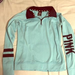 Pink Quarter Zip Pullover